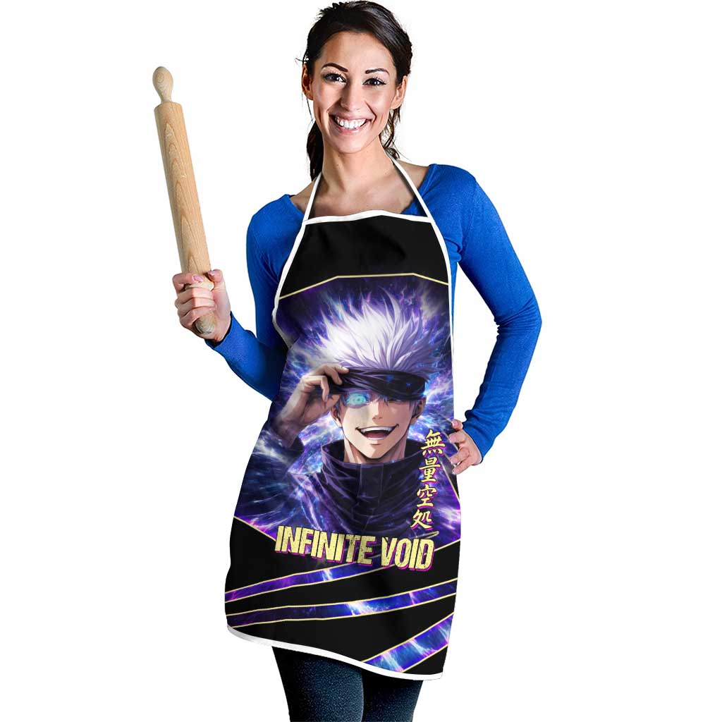 Gojo Satoru Infinite Void Apron Cosmic Anime Power Surge Style