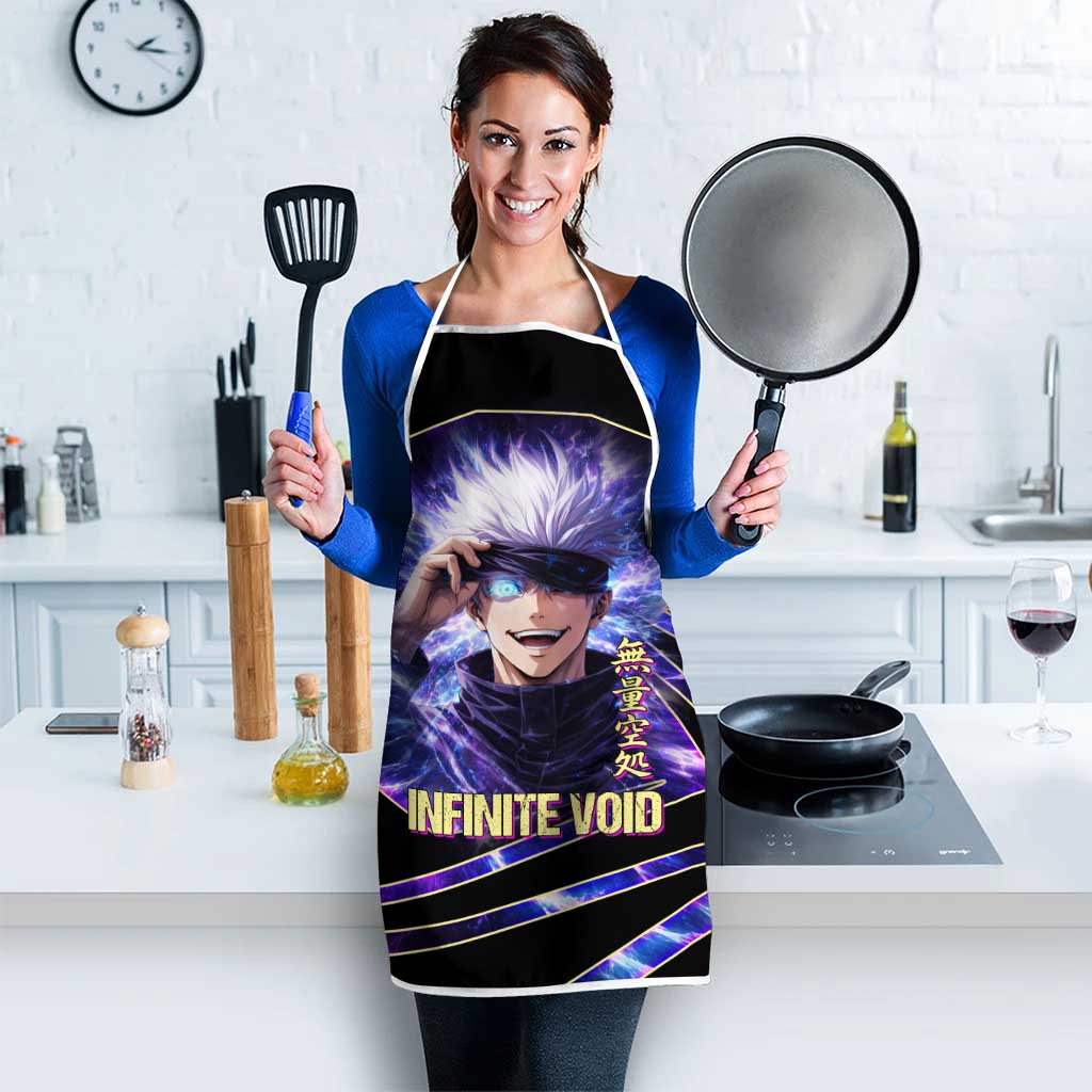 Gojo Satoru Infinite Void Apron Cosmic Anime Power Surge Style