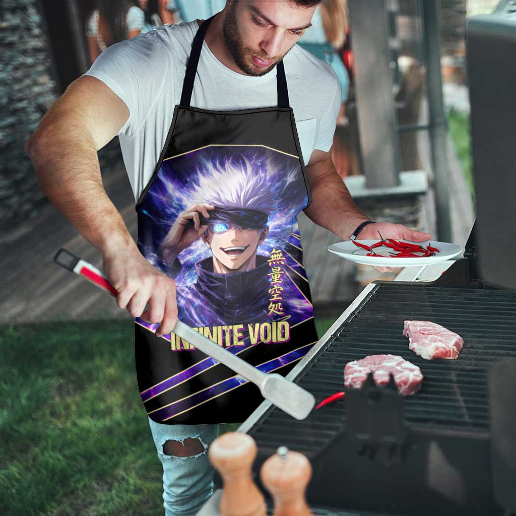 Gojo Satoru Infinite Void Apron Cosmic Anime Power Surge Style