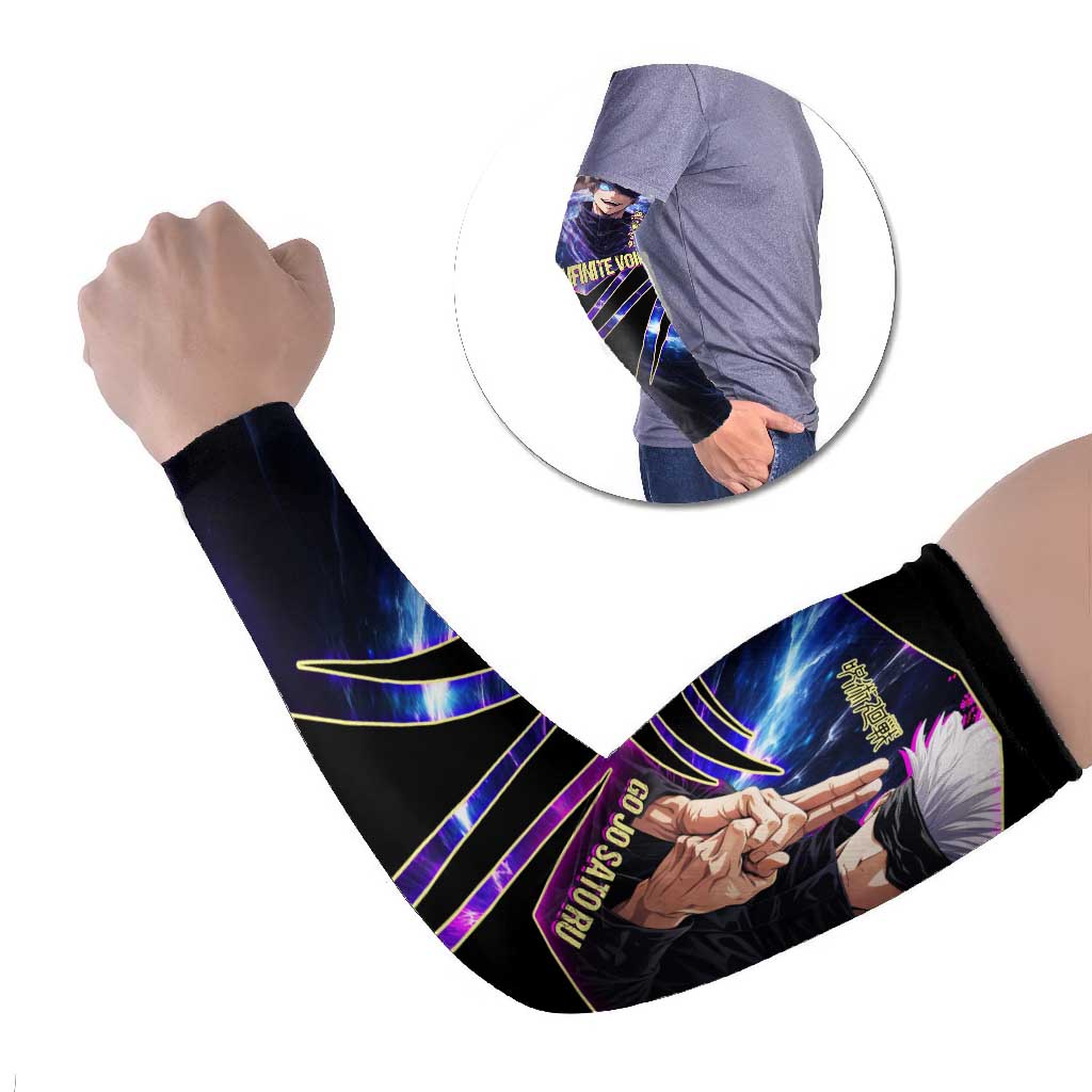 Gojo Satoru Infinite Void Arm Sleeves Cosmic Anime Power Surge Style