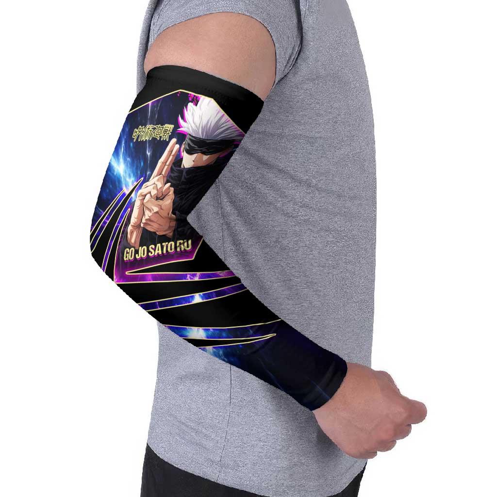 Gojo Satoru Infinite Void Arm Sleeves Cosmic Anime Power Surge Style