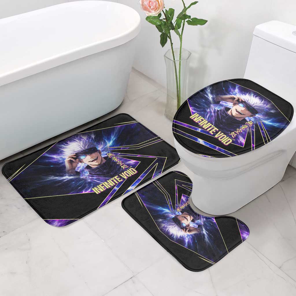 Gojo Satoru Infinite Void Bathroom Set Cosmic Anime Power Surge Style