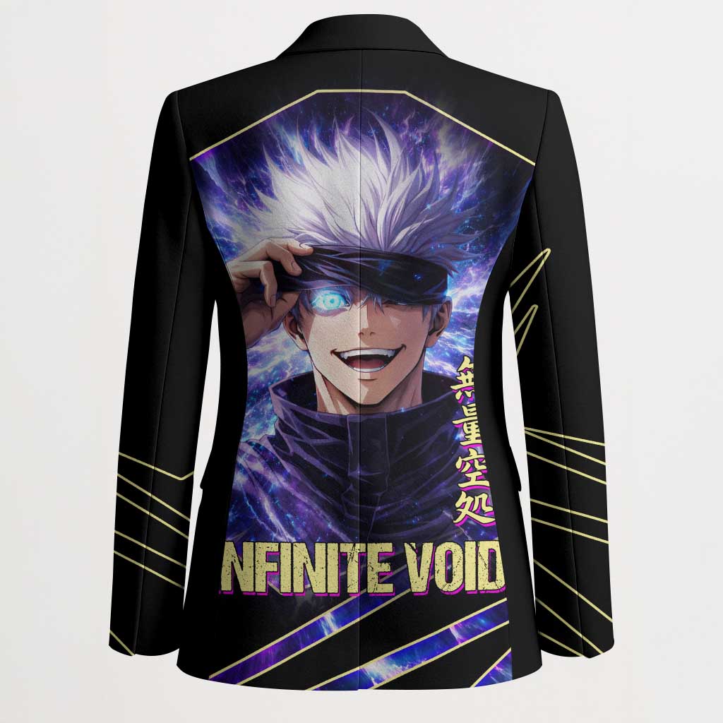 Gojo Satoru Infinite Void Blazer Cosmic Anime Power Surge Style