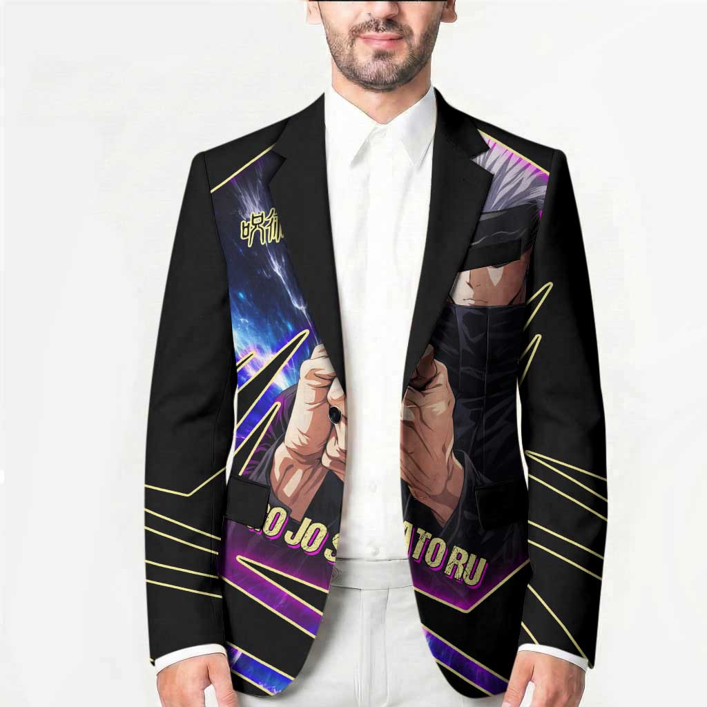 Gojo Satoru Infinite Void Blazer Cosmic Anime Power Surge Style