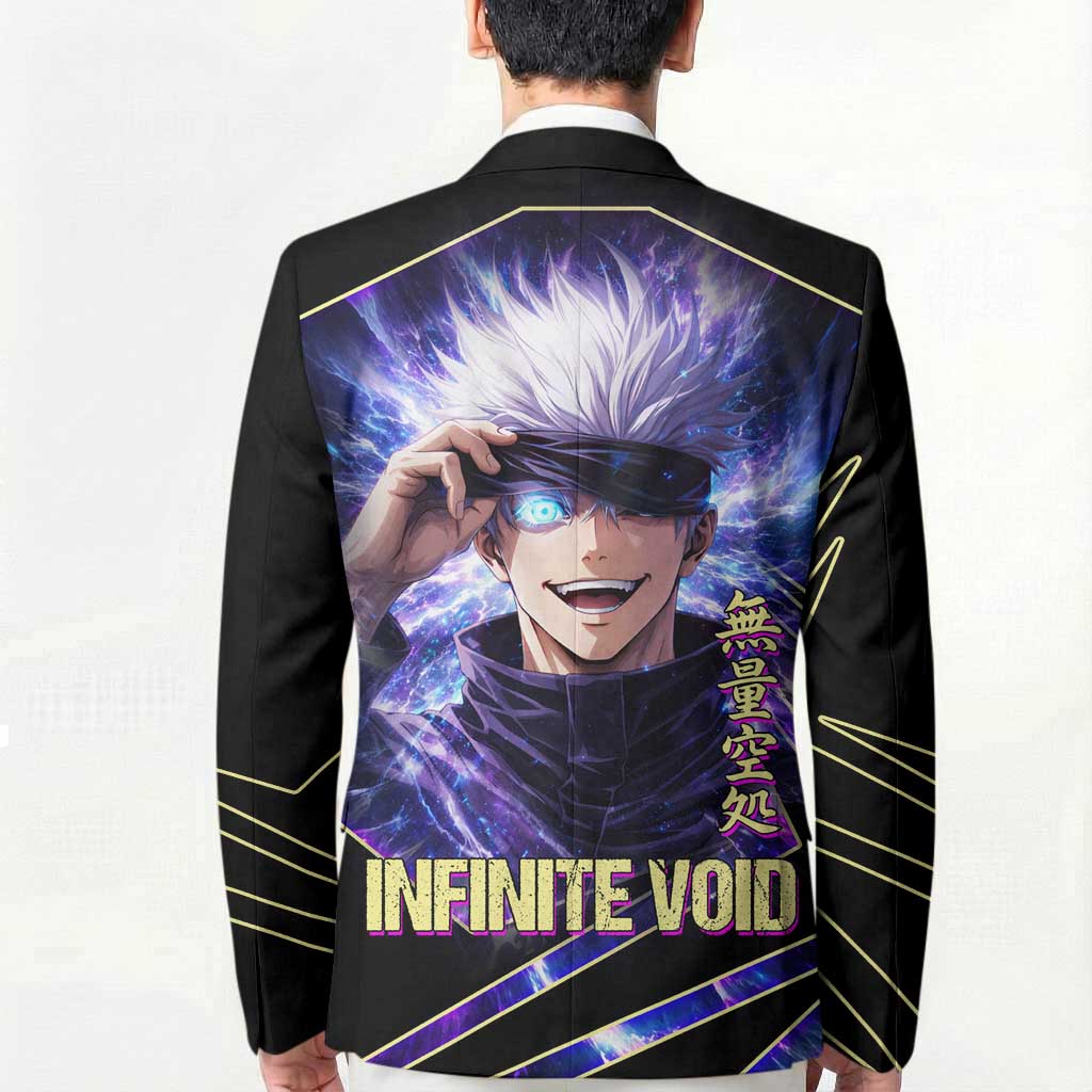 Gojo Satoru Infinite Void Blazer Cosmic Anime Power Surge Style