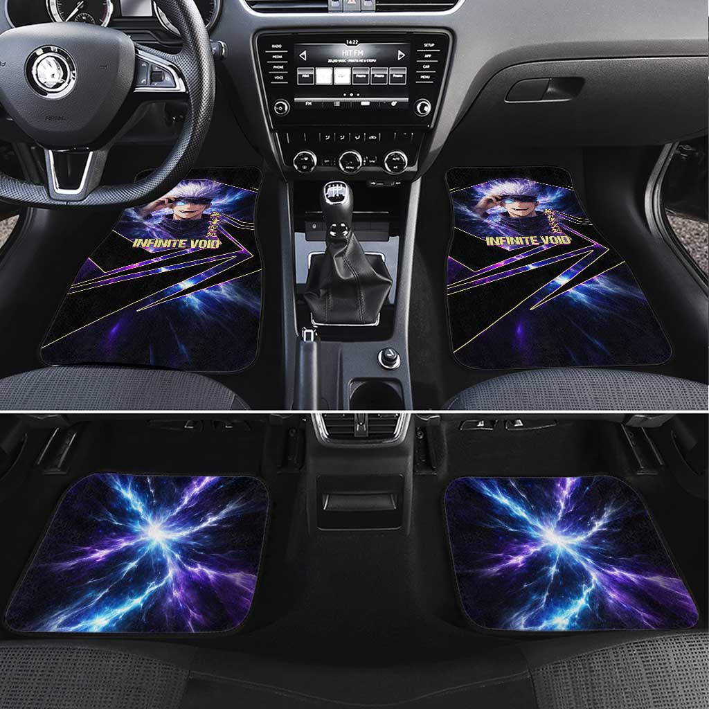 Gojo Satoru Infinite Void Car Mats Cosmic Anime Power Surge Style