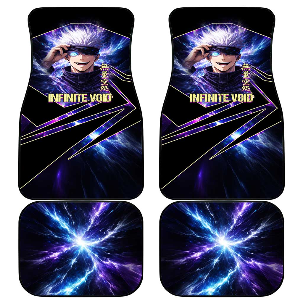Gojo Satoru Infinite Void Car Mats Cosmic Anime Power Surge Style