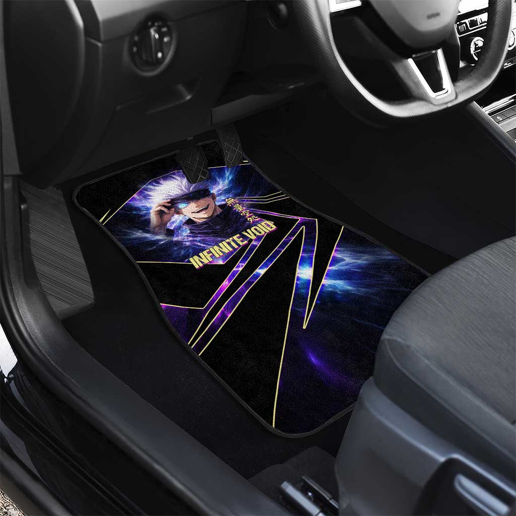 Gojo Satoru Infinite Void Car Mats Cosmic Anime Power Surge Style