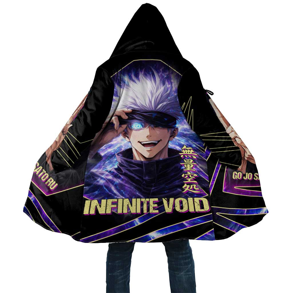 Gojo Satoru Infinite Void Cloak Cosmic Anime Power Surge Style