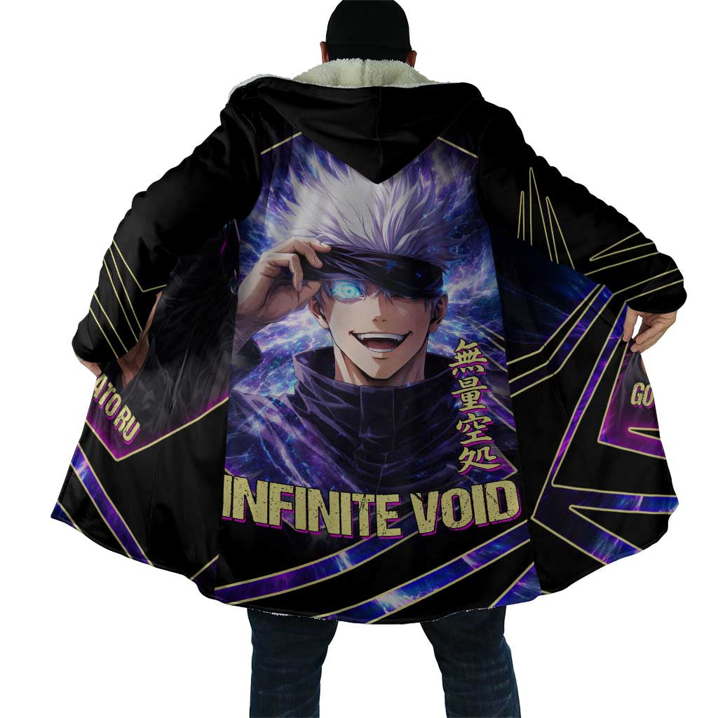Gojo Satoru Infinite Void Cloak Cosmic Anime Power Surge Style