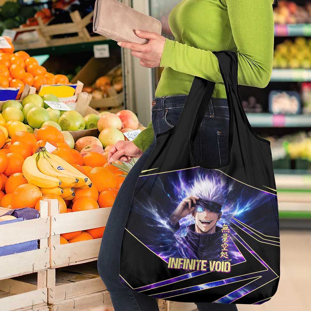 Gojo Satoru Infinite Void Grocery Bag Cosmic Anime Power Surge Style