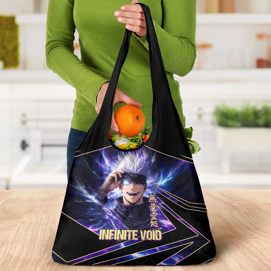 Gojo Satoru Infinite Void Grocery Bag Cosmic Anime Power Surge Style