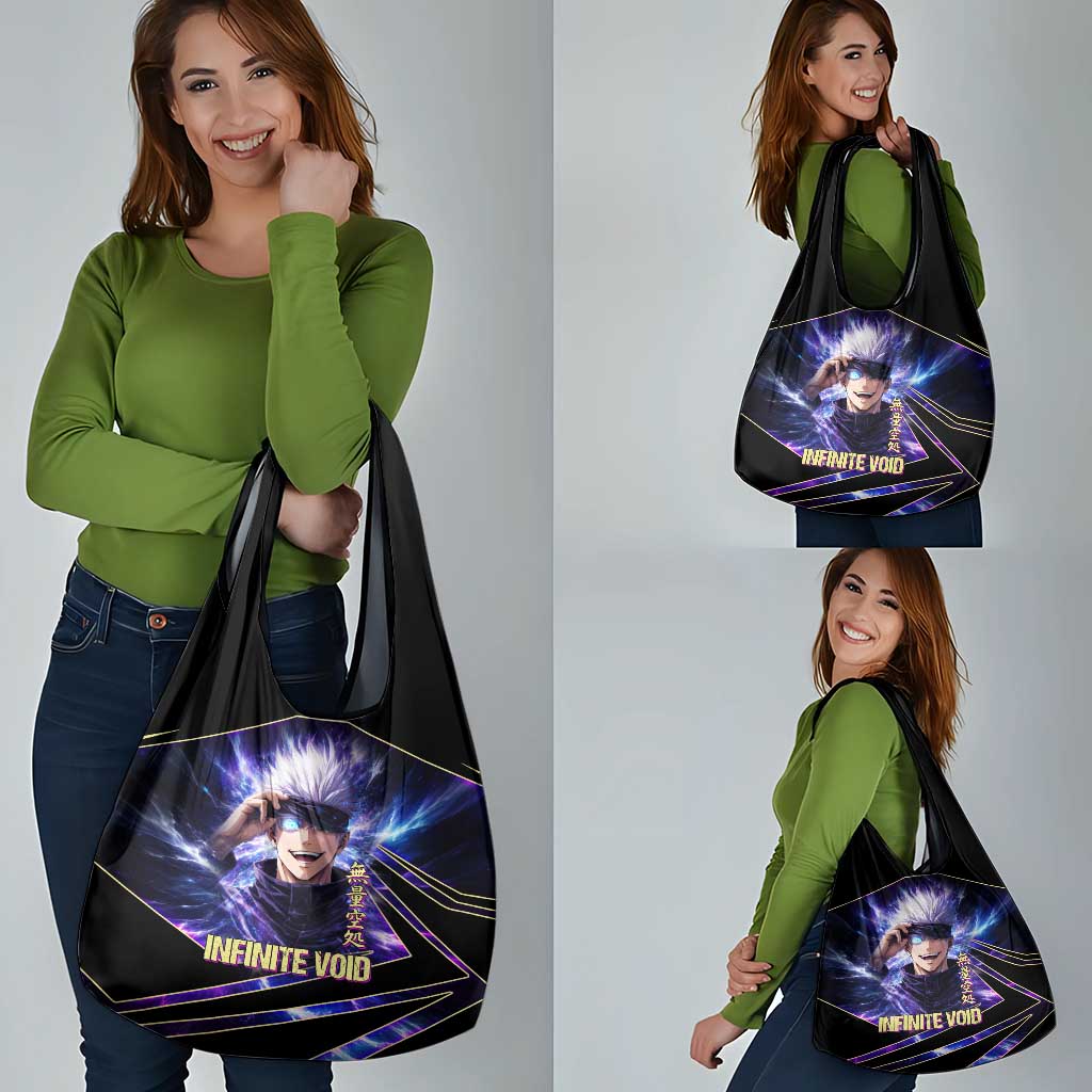 Gojo Satoru Infinite Void Grocery Bag Cosmic Anime Power Surge Style