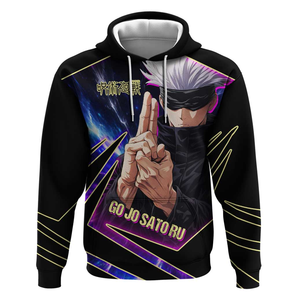 Gojo Satoru Infinite Void Hoodie Cosmic Anime Power Surge Style