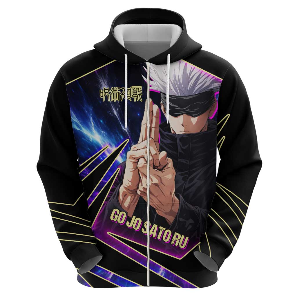 Gojo Satoru Infinite Void Hoodie Cosmic Anime Power Surge Style