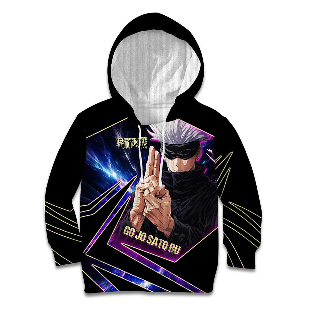 Gojo Satoru Infinite Void Kid Hoodie Cosmic Anime Power Surge Style