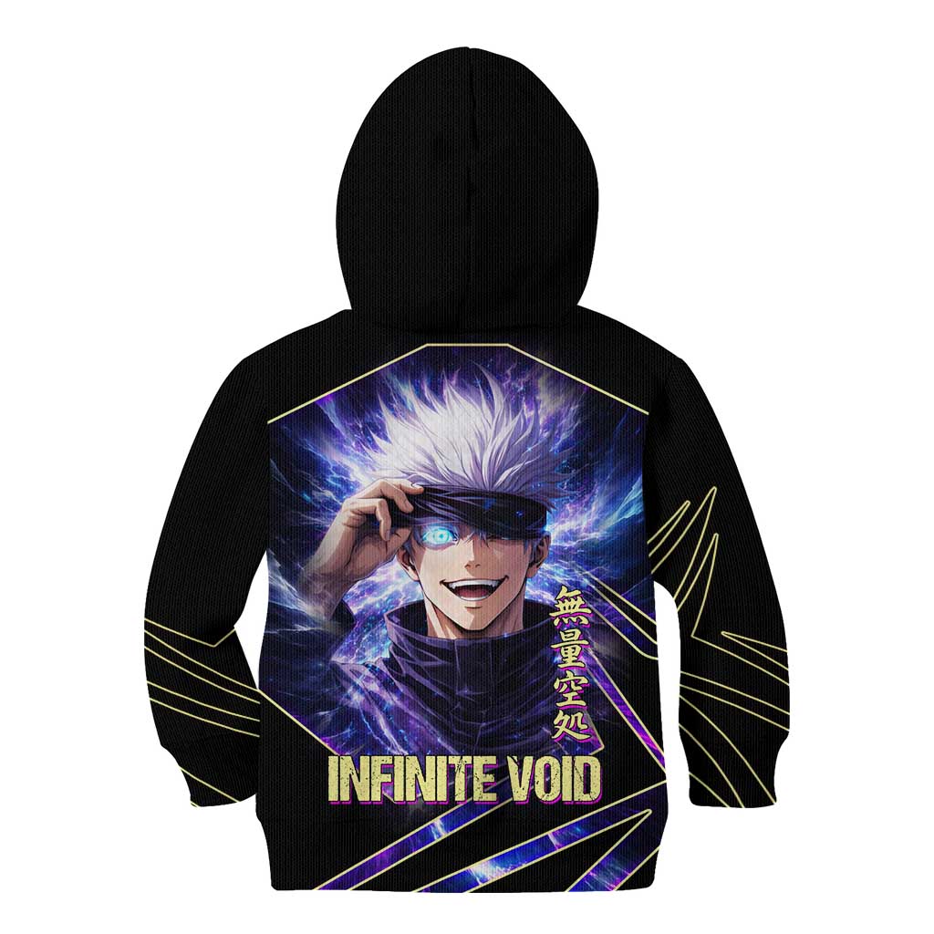 Gojo Satoru Infinite Void Kid Hoodie Cosmic Anime Power Surge Style