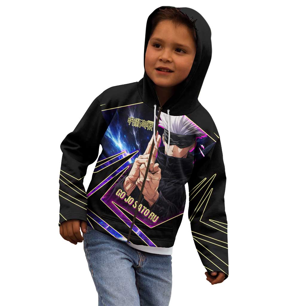 Gojo Satoru Infinite Void Kid Hoodie Cosmic Anime Power Surge Style