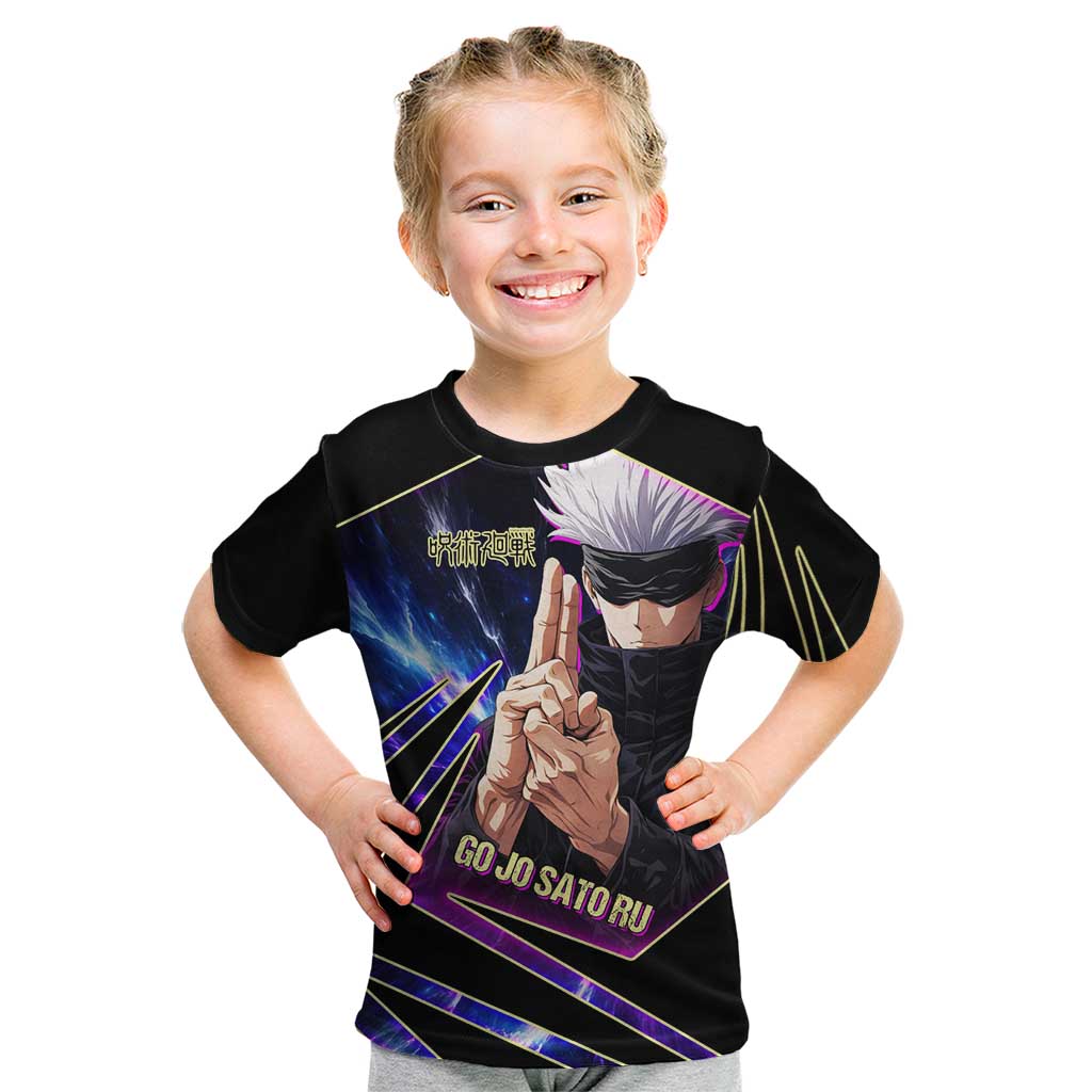 Gojo Satoru Infinite Void Kid T Shirt Cosmic Anime Power Surge Style