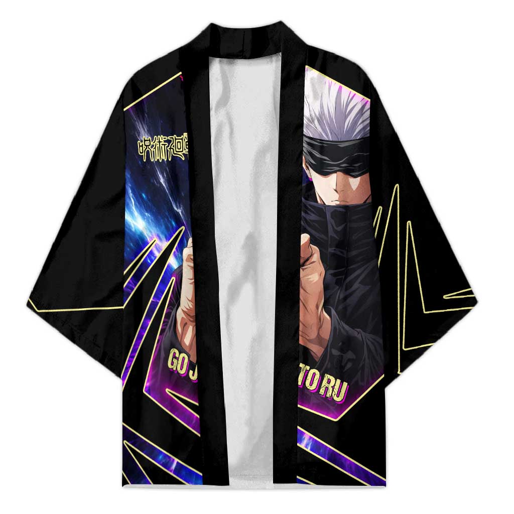 Gojo Satoru Infinite Void Kimono Cosmic Anime Power Surge Style