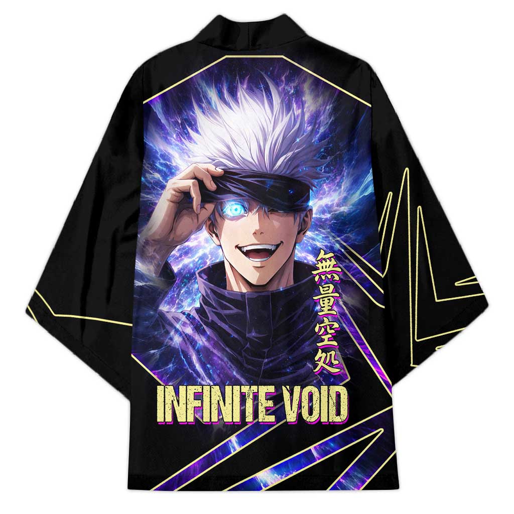 Gojo Satoru Infinite Void Kimono Cosmic Anime Power Surge Style