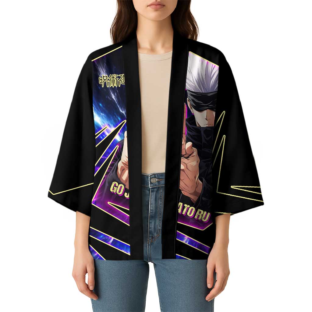 Gojo Satoru Infinite Void Kimono Cosmic Anime Power Surge Style