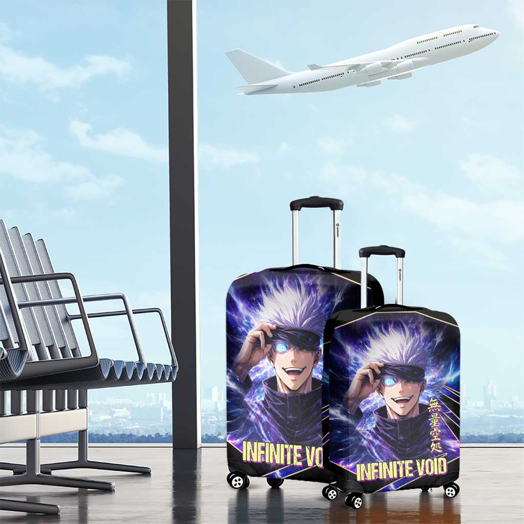 Gojo Satoru Infinite Void Luggage Cover Cosmic Anime Power Surge Style