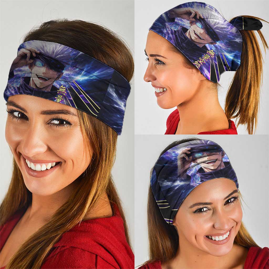 Gojo Satoru Infinite Void Neck Gaiter Cosmic Anime Power Surge Style