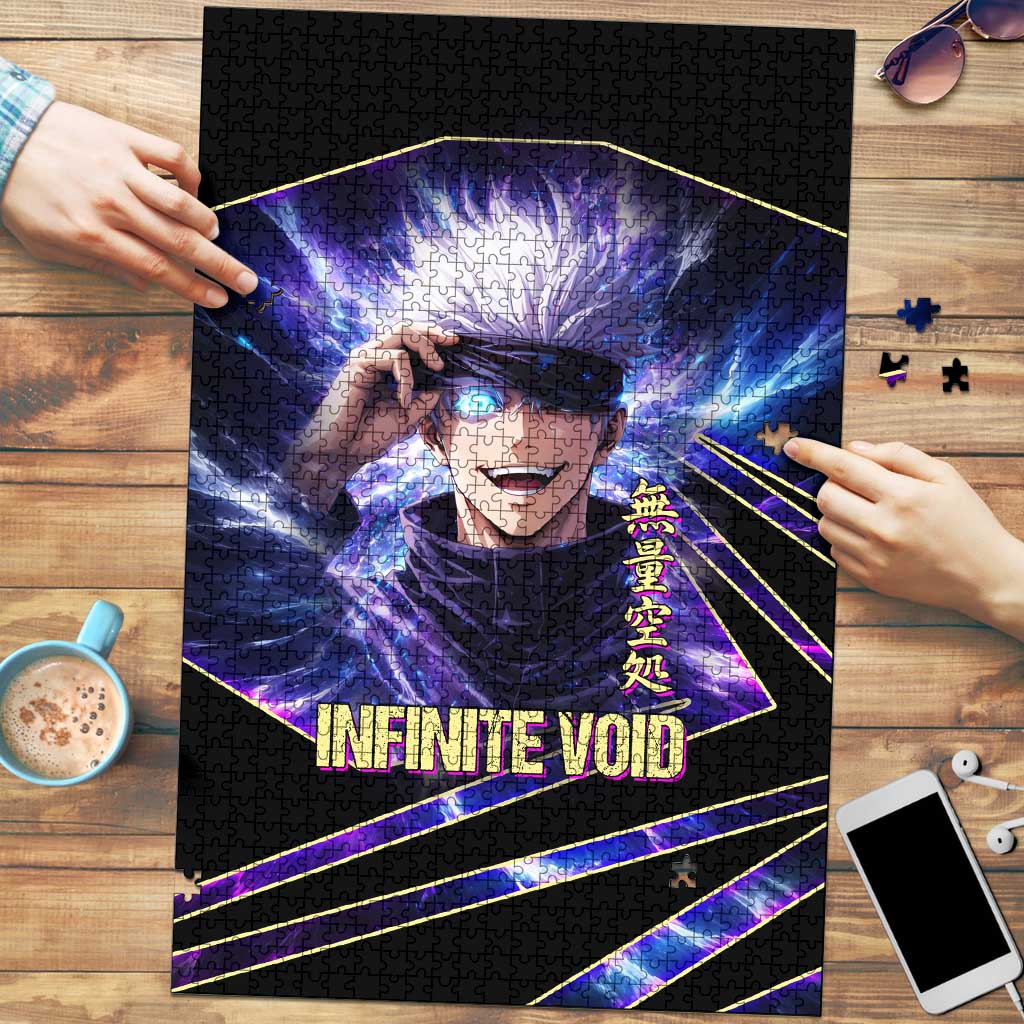 Gojo Satoru Infinite Void Puzzle Cosmic Anime Power Surge Style