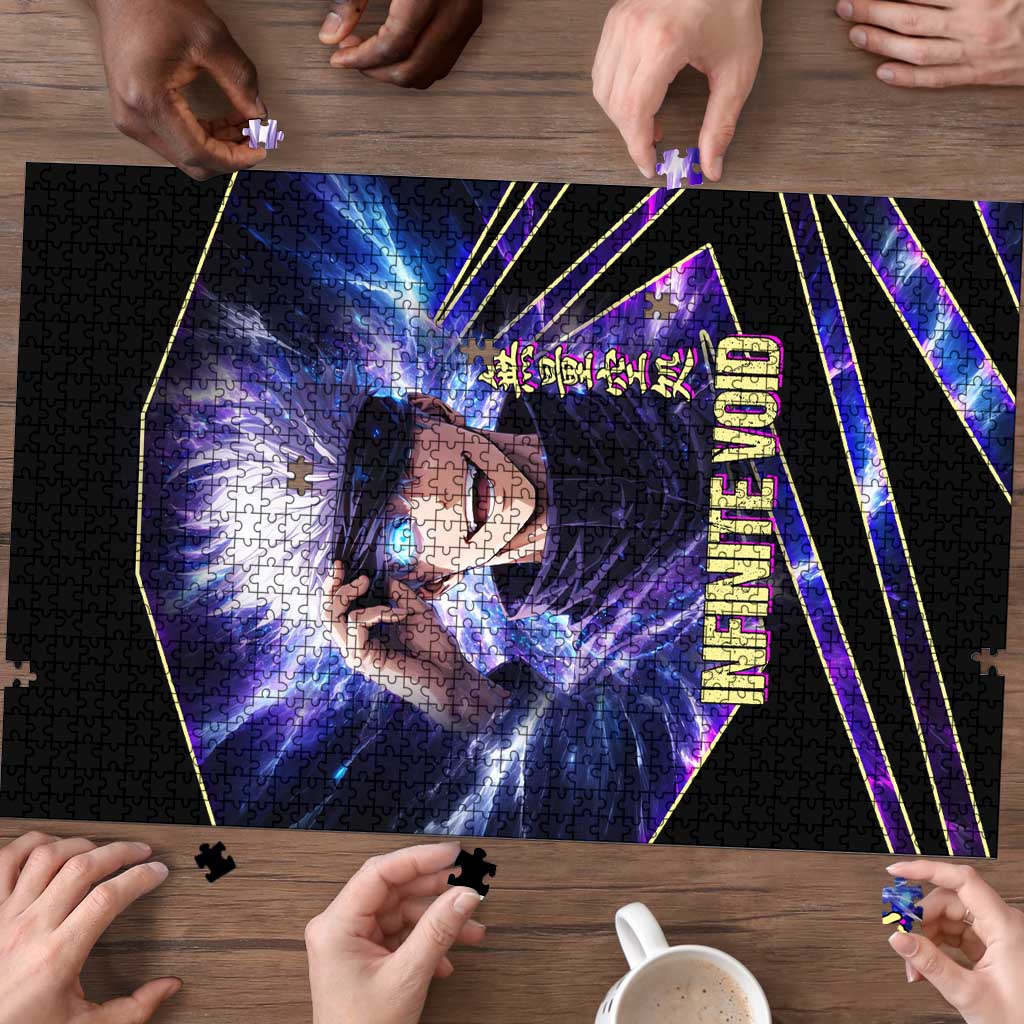 Gojo Satoru Infinite Void Puzzle Cosmic Anime Power Surge Style