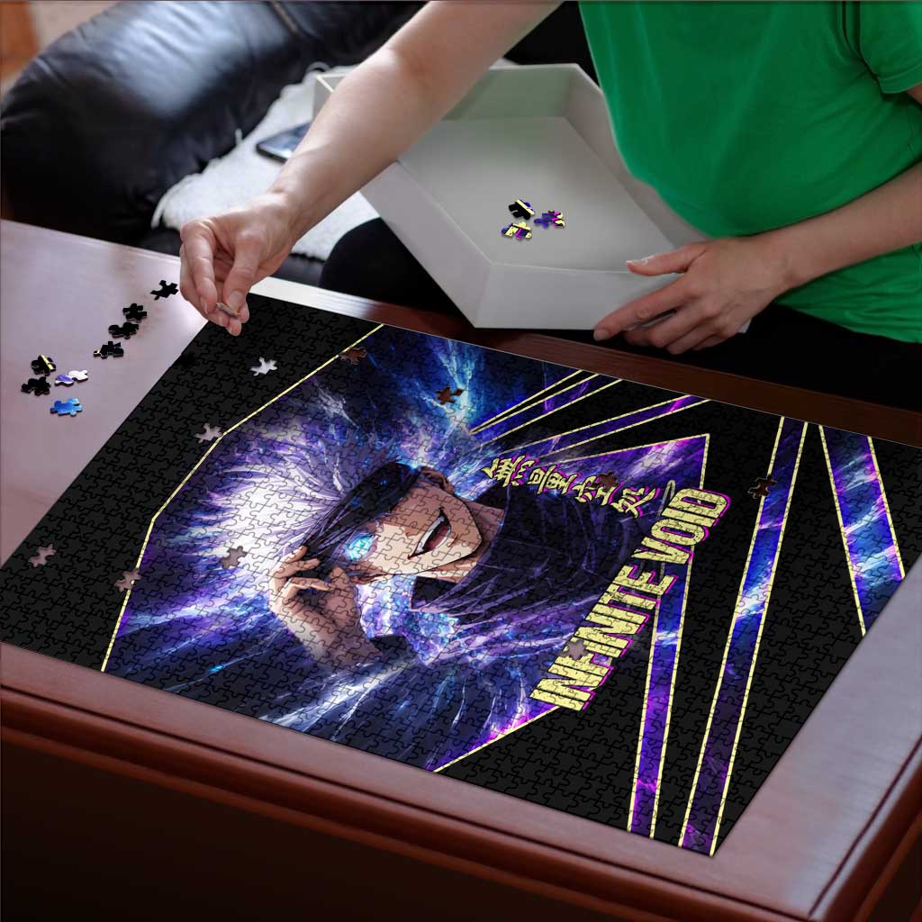 Gojo Satoru Infinite Void Puzzle Cosmic Anime Power Surge Style