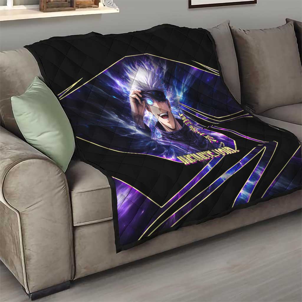 Gojo Satoru Infinite Void Quilt Cosmic Anime Power Surge Style