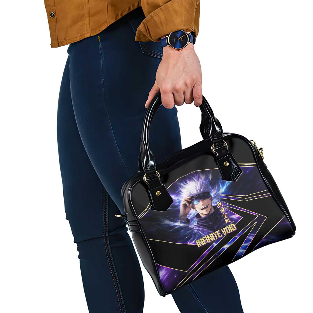 Gojo Satoru Infinite Void Shoulder Handbag Cosmic Anime Power Surge Style