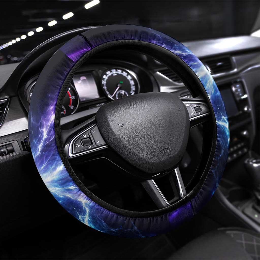 Gojo Satoru Infinite Void Steering Wheel Cover Cosmic Anime Power Surge Style