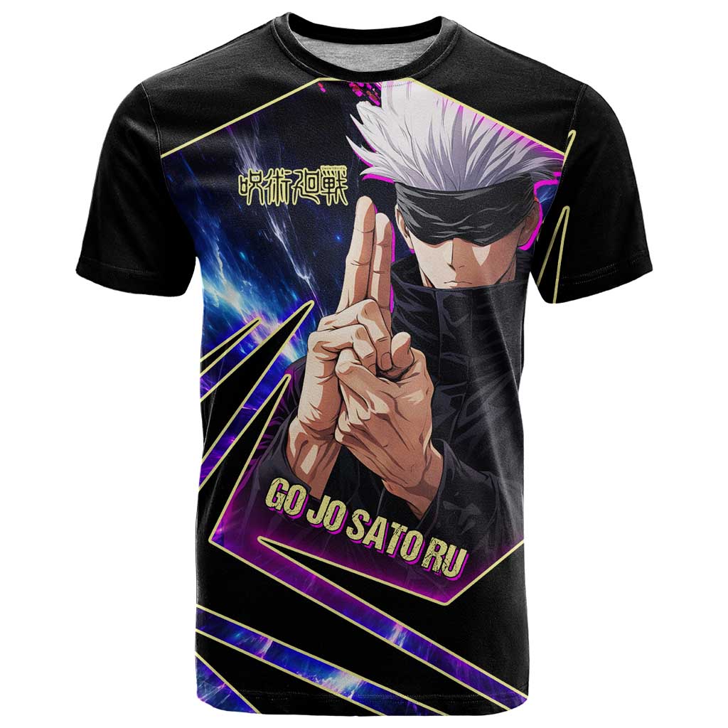 Gojo Satoru Infinite Void T Shirt Cosmic Anime Power Surge Style
