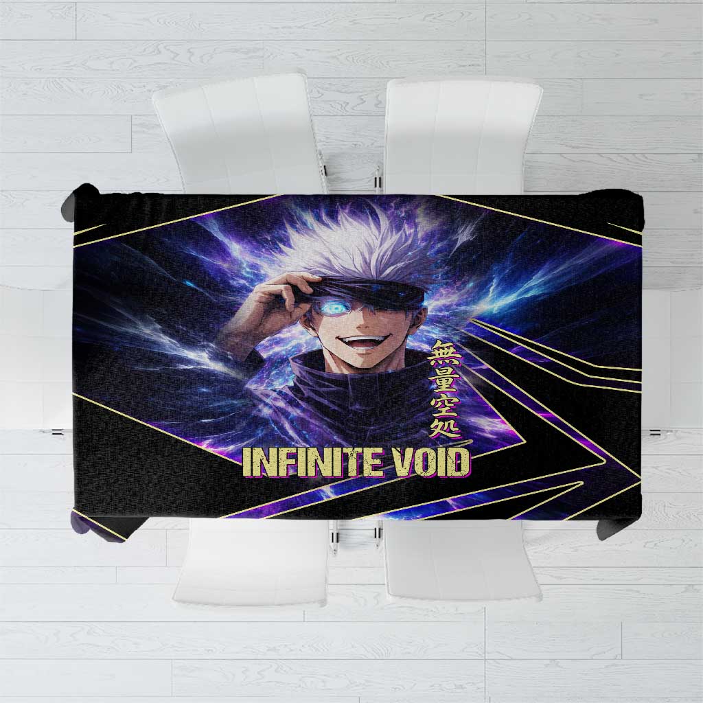 Gojo Satoru Infinite Void Tablecloth Cosmic Anime Power Surge Style