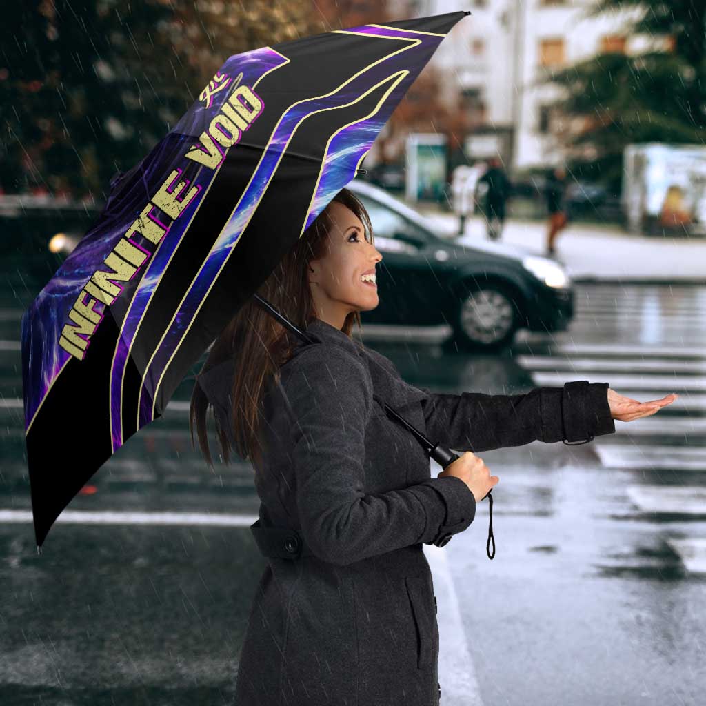 Gojo Satoru Infinite Void Umbrella Cosmic Anime Power Surge Style