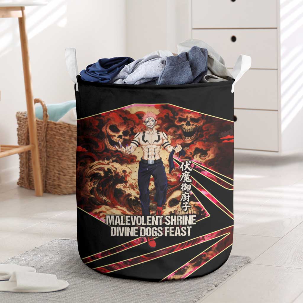 Ryomen Sukuna Malevolent Shrine Laundry Basket Infernal Cursed Domain Art Style