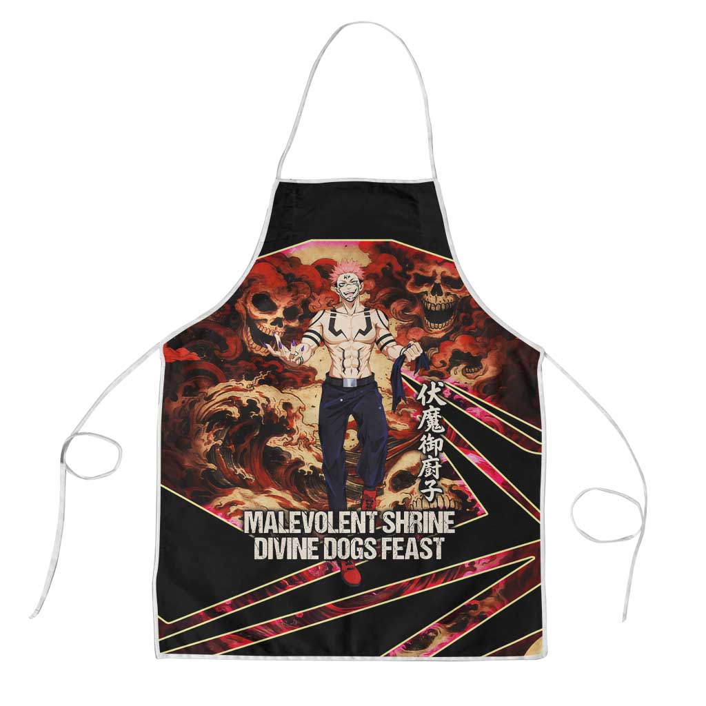 Ryomen Sukuna Malevolent Shrine Apron Infernal Cursed Domain Art Style