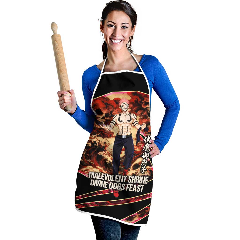 Ryomen Sukuna Malevolent Shrine Apron Infernal Cursed Domain Art Style