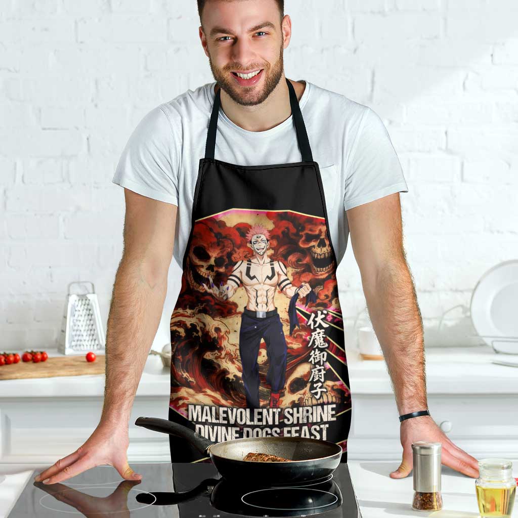 Ryomen Sukuna Malevolent Shrine Apron Infernal Cursed Domain Art Style