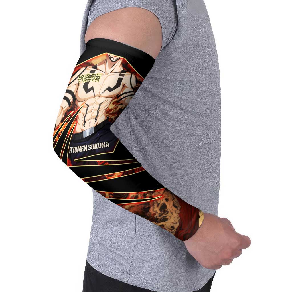 Ryomen Sukuna Malevolent Shrine Arm Sleeves Infernal Cursed Domain Art Style