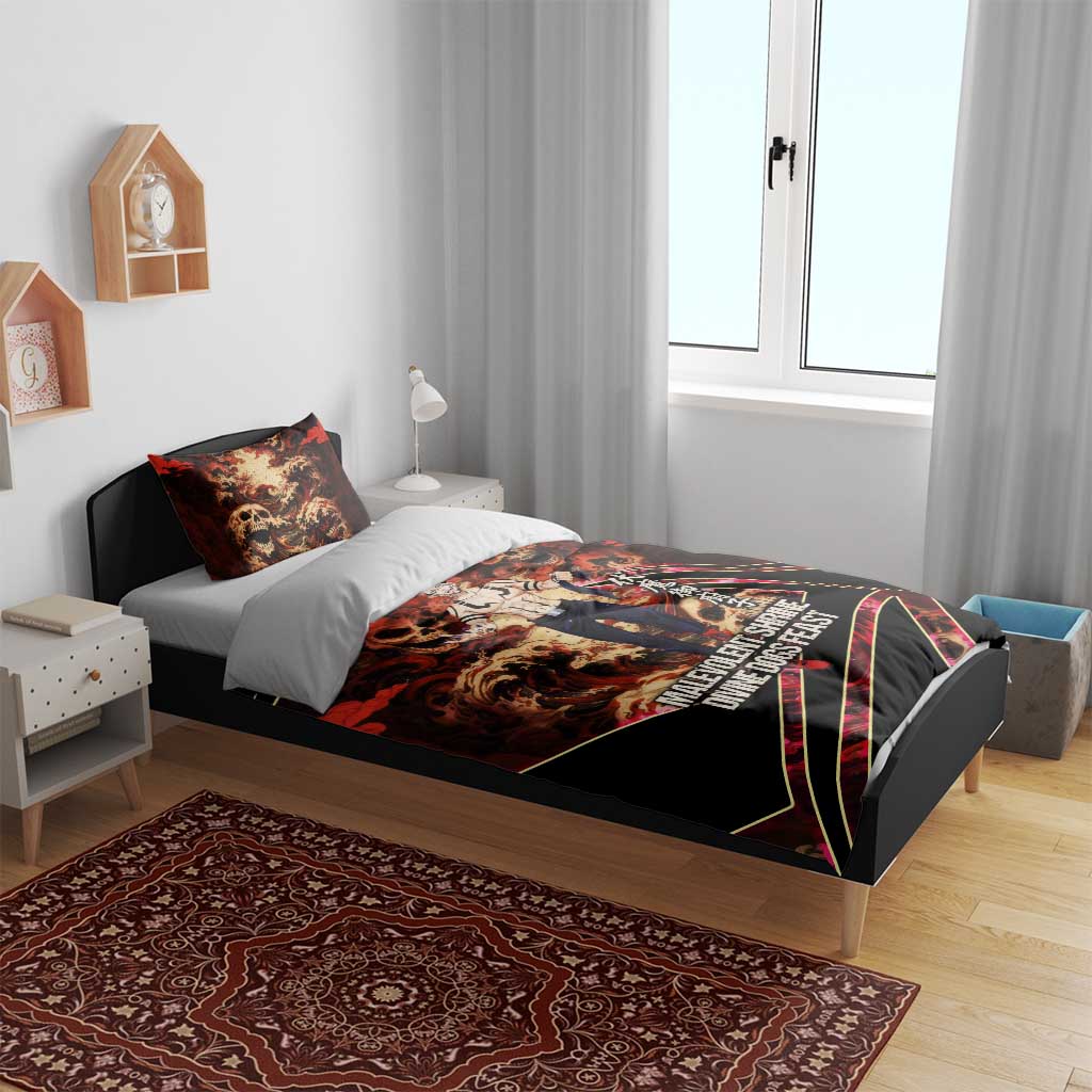 Ryomen Sukuna Malevolent Shrine Bedding Set Infernal Cursed Domain Art Style
