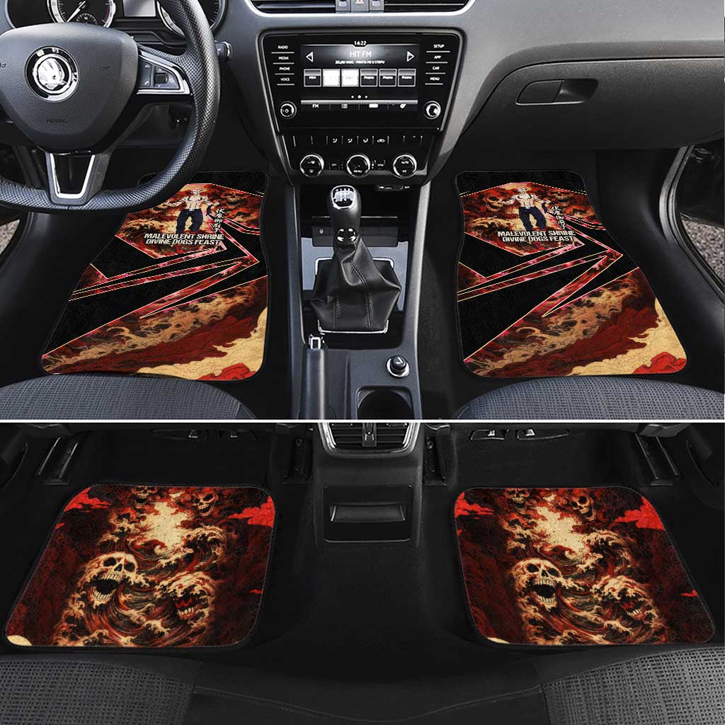 Ryomen Sukuna Malevolent Shrine Car Mats Infernal Cursed Domain Art Style