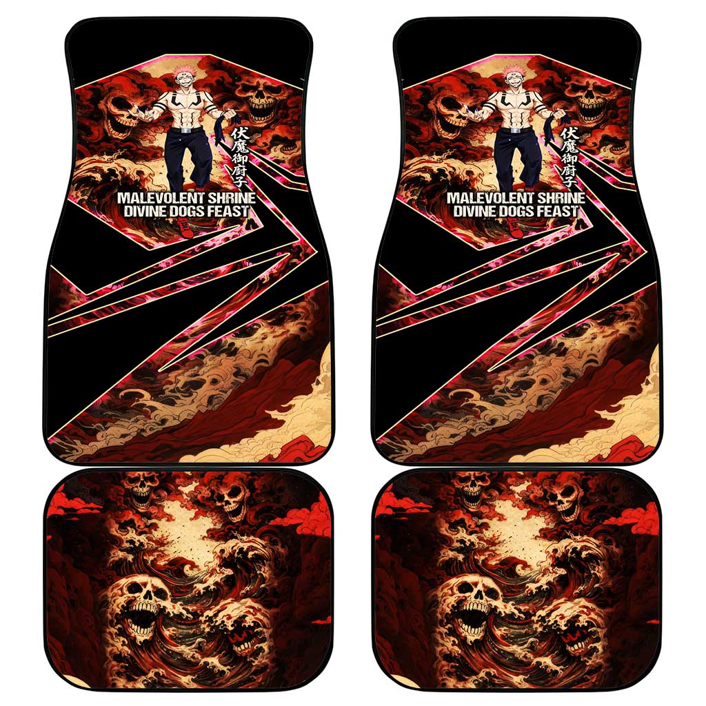 Ryomen Sukuna Malevolent Shrine Car Mats Infernal Cursed Domain Art Style