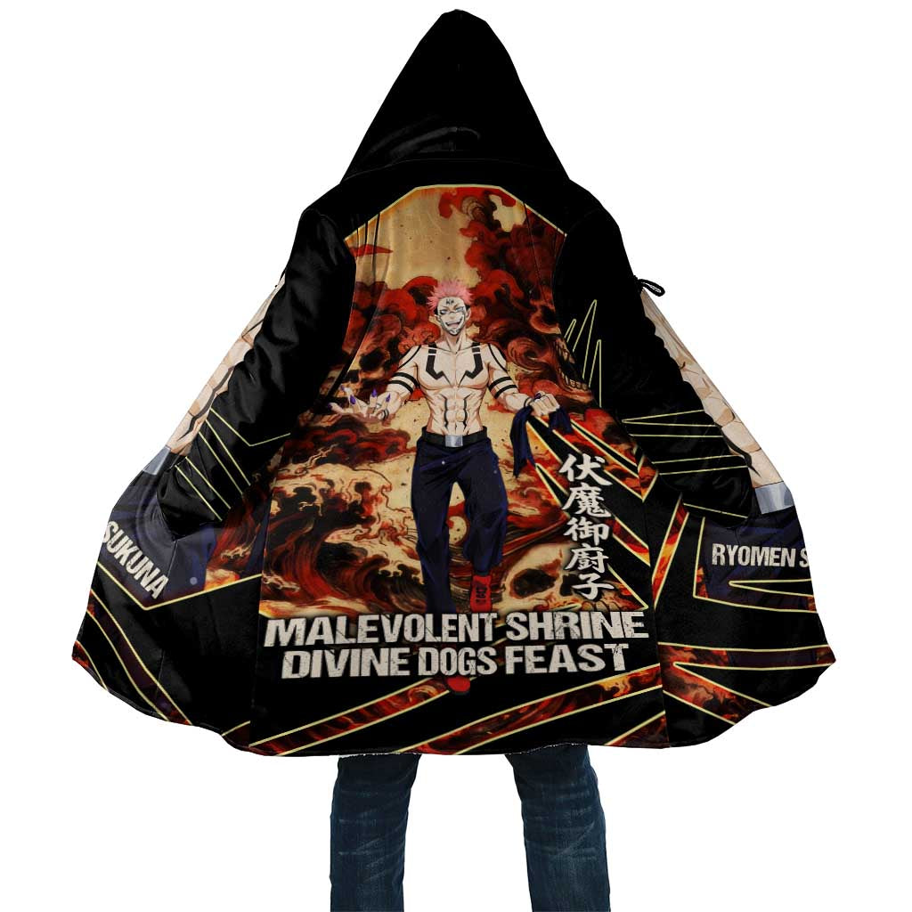 Ryomen Sukuna Malevolent Shrine Cloak Infernal Cursed Domain Art Style