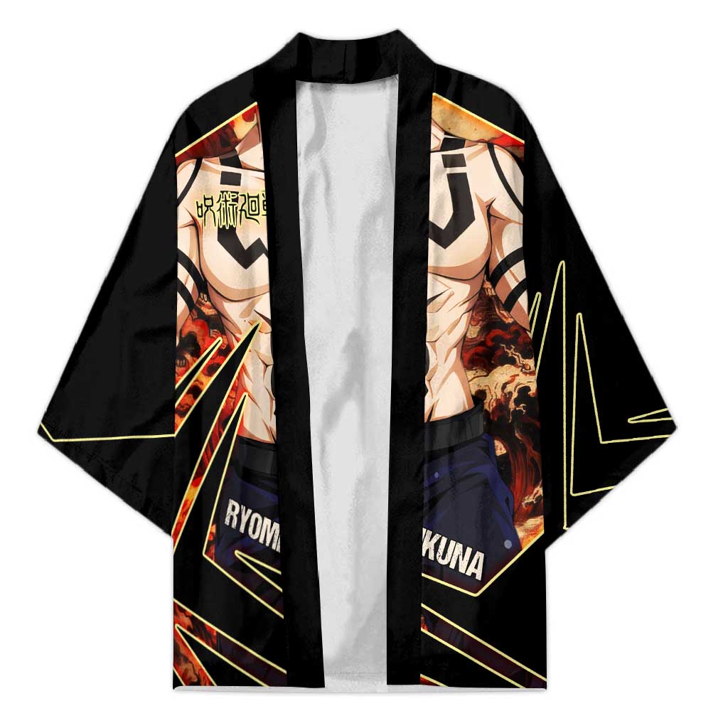 Ryomen Sukuna Malevolent Shrine Kimono Infernal Cursed Domain Art Style