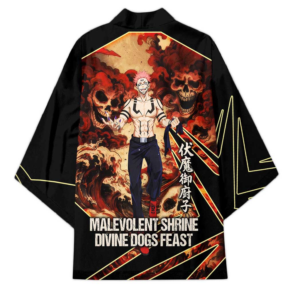 Ryomen Sukuna Malevolent Shrine Kimono Infernal Cursed Domain Art Style