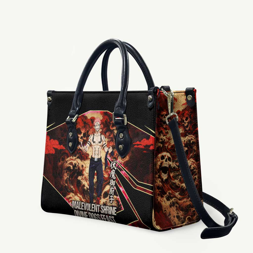 Ryomen Sukuna Malevolent Shrine Leather Bag Infernal Cursed Domain Art Style
