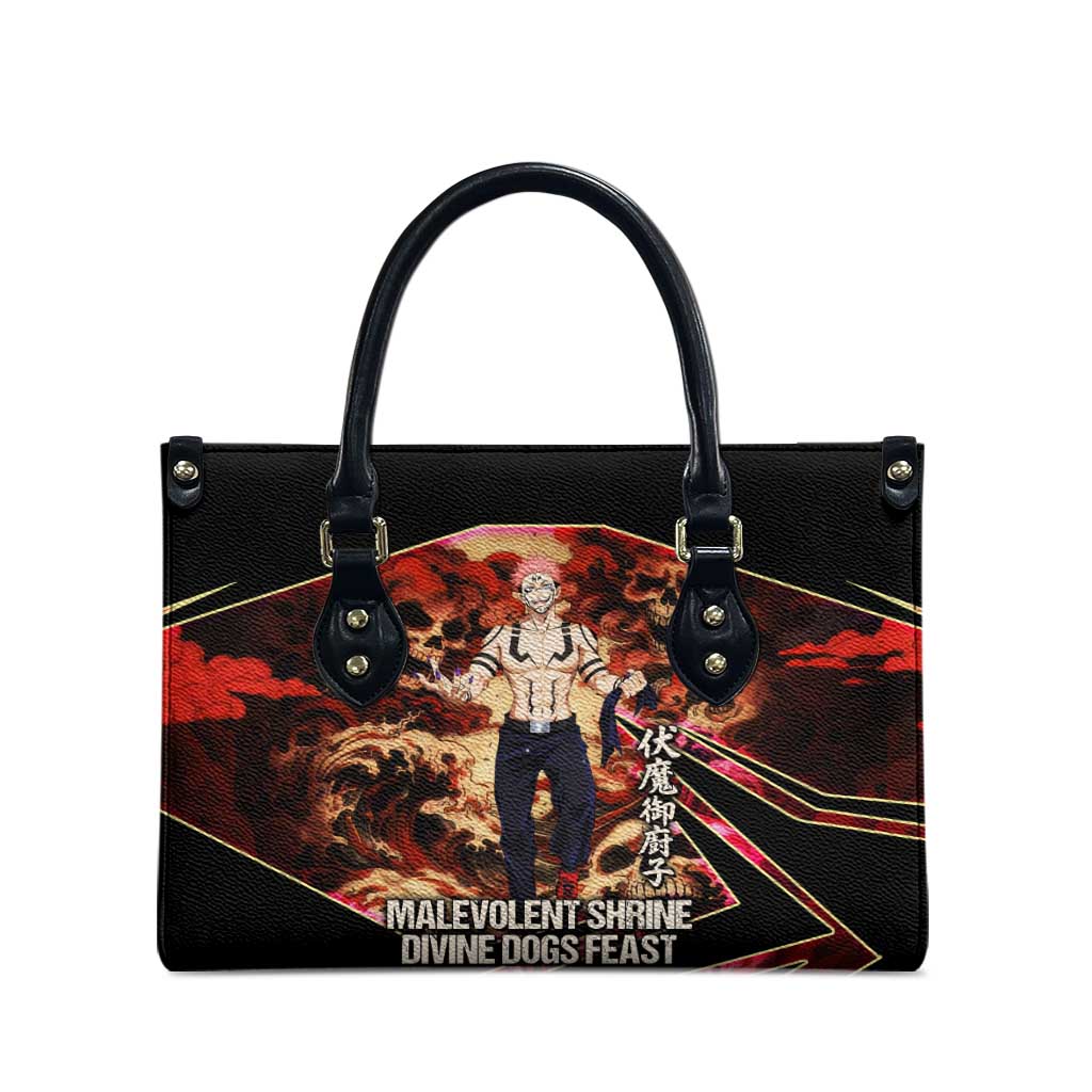 Ryomen Sukuna Malevolent Shrine Leather Bag Infernal Cursed Domain Art Style